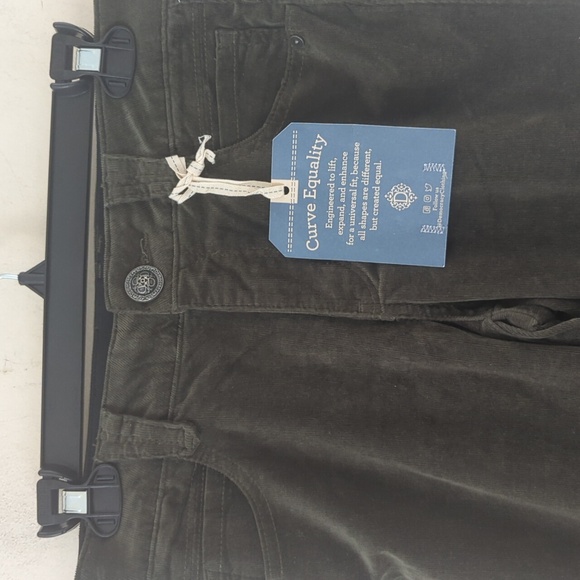 Democracy Natalie Ab Solution Straight Leg Corduroy Dark Green 2P - Picture 6 of 16